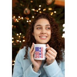 King Vintage USA Flag Aunt Mug Christmas or Birthday Gift Idea for Aunt