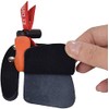 ELONG OUTDOOR Leather Archery Finger Protection Pad Glove Tab Bow