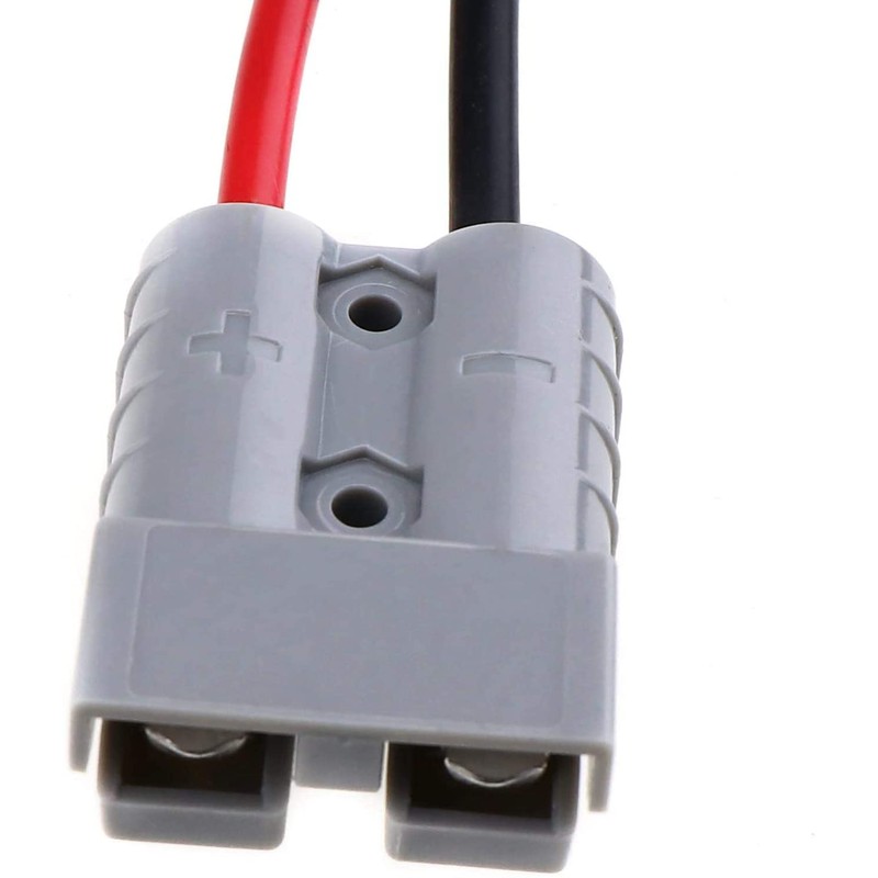 2PCS Fused Anderson Plug Connector Lead 50amp Plug to 8mm