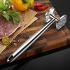 Aliglow Meat Tenderizer 304 Stainless Steel Hammer Mallet Tool Pounder