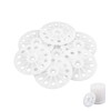100Pcs Washers For Screws Plastic Washers Transparent Washers Insulating Fixings