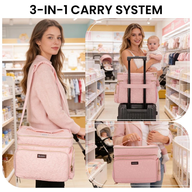 Breast Pump Bag Compatible with Spectra S1/S2, Dual-Layer Carrying Case