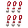 sourcing map 6 Pcs Tea Towel Clips with Cotton Loop