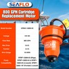 SEAFLO 12V 800 GPH Bilge/Livewell/Baitwell Pump Replacement Cartridge Motor –