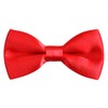 Alizeal Boys Pre-tied Bow Tie Solid Color Fancy Plain Adjustable