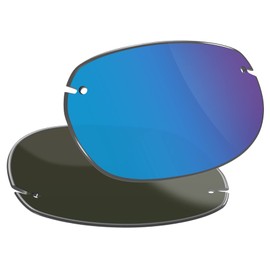 Vaep Replacement Lenses Polarized for Maui Jim Banyans MJ412 Sunglasses - Ice Blue