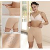 INNERSY Ladies Nude Cycling Shorts Anti Chafe Shorts Womens Seamless