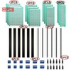 HUAZIZ Pack of 48 PCB Board Kits, 12 Pieces Double-Sided