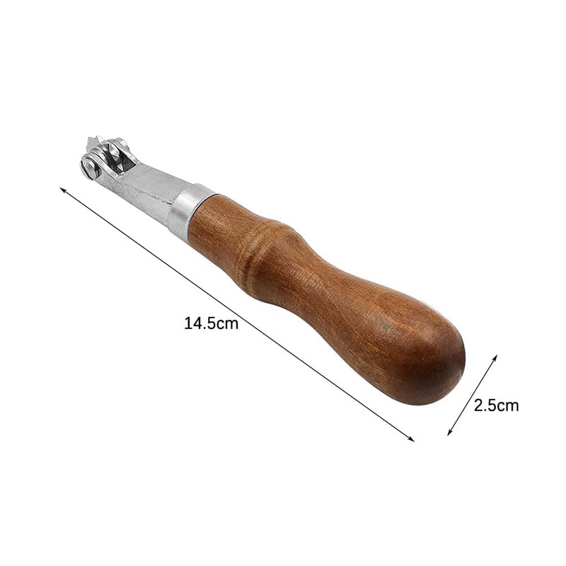 Namvo Manual Tracing Wheel And Crimping Wheel Leather Spacer Tool,