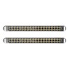 Partsam 2Pcs 17 Inch White Led Truck Trailer Light Bar