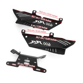 Topteng Motorcycle Rear License Plate Holder for Hon-da CBR600RR 2007-2011