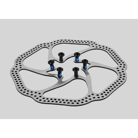 Gymforward HemeraPhit 2pcs Mountain Bike HS1 160mm Rotors Bicycle Brake Disc Stainless Steel Rotors with Free 12 Bolts (Style#2)