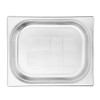 Vogue Stainless Steel Perforated 1/2 Gastronorm Tray 4 Litre /