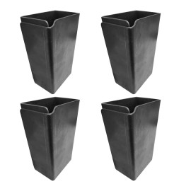 Tie 4 Safe 4 Pack Bayer Style Flatbed Trailer Stake Pocket For Weld On Sleeve Truck Trailer