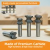 SpeTool Carbide Router Bit 1/2 Shank Compatible with Festool Domino