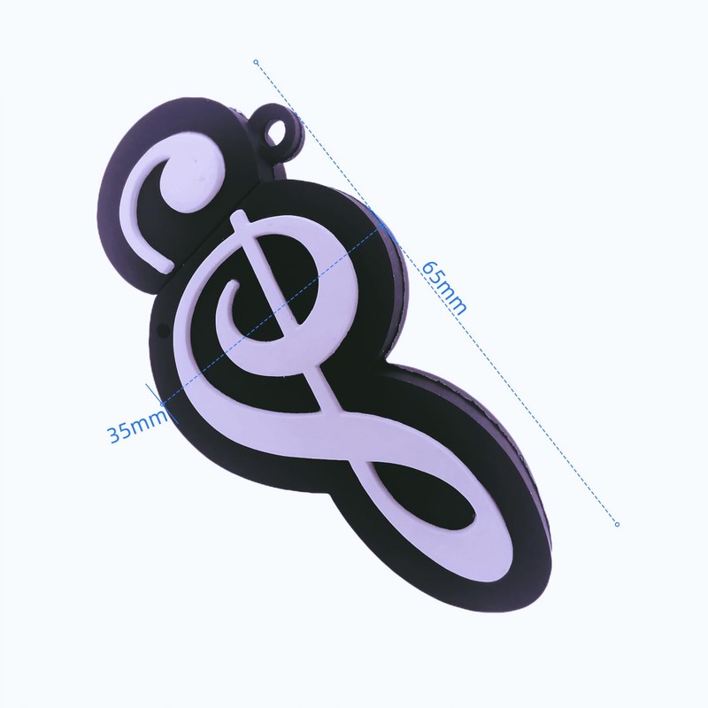 WooTeck 128GB Cartoon Lovely Music Note USB Falsh Drive Memory