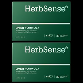 Herbsense Liver Formula 2 x 30 Film Coated Tablets - Special Bundle