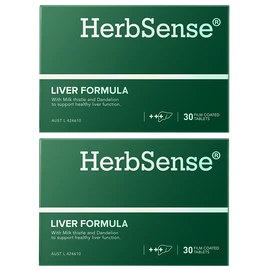 Herbsense Liver Formula 2 x 30 Film Coated Tablets - Special Bundle