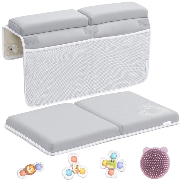 Mostop Baby Bath Kneeler and Elbow Rest Pad Set -