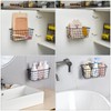Toplife Adhesive Hanging Wall Baskets,Kitchen Cabinet Door Organizer 2 Pack