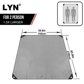 Stain-Resistant Carpet:LYN All-Weather Heavy Duty Solar Emergency Survival Blanket-Gray,Reflective Space Thermal Infrared-Blocked Insulated from Mylar/Foil for Rescue,Backup,Camping,Hiking,Trap,Snow