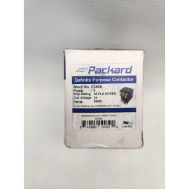 Packard C340A Contactor 3 Pole 40 Amps 24 Coil Voltage