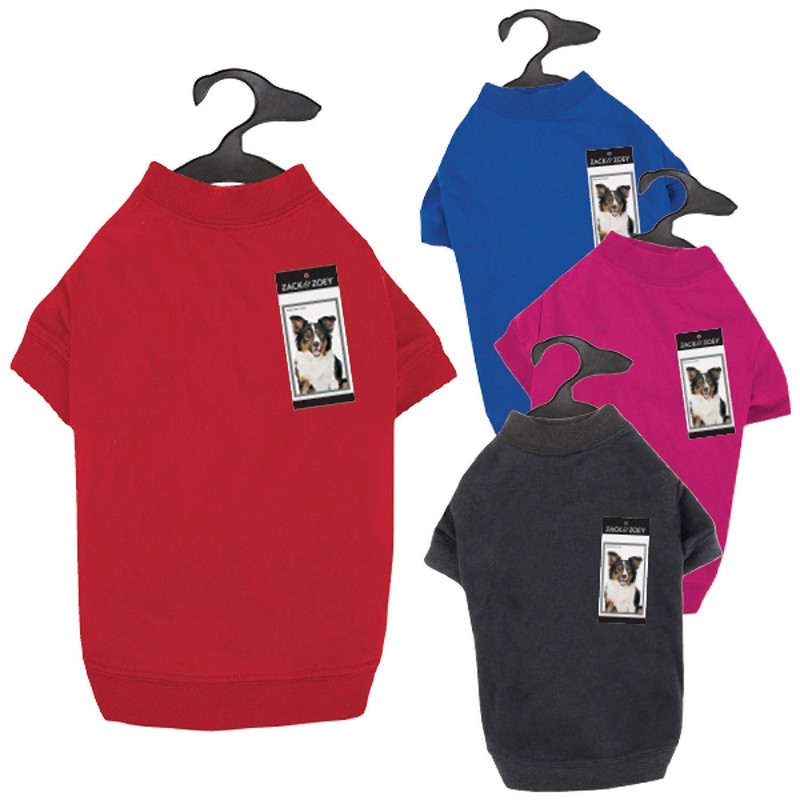 Zack & Zoey Basic Tee Shirt for Dogs, 20" Large,