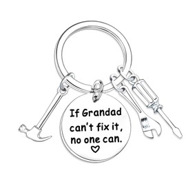 Nfyxcaz Grandad Gifts Grandad Birthday Gifts Father’s Day Gifts Grandad Keyring from Granddaughter Grandson Gifts for Grandad Grandpa Christmas Thanksgiving Gifts