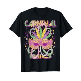 Carnival Costume Rio Brazil Souvenir Mardi Gras Men Women T-Shirt