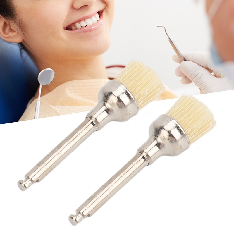100pcs Polishing Brush Set Professional Dental Teeth Cleaning Brush Disposable