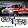 GRAND ORANGE Headlights Assembly, Compatible with Dodge Ram 1500 2500
