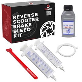 BleedZone Reverse Scooter Quad Brake Clutch Bleed Kit, Reverse Brake Bleeder kit, Motorcycle Brake Bleeder Kit with DOT 5.1 Brake Fluid, Clutch Kit, Brake Bleeding Kit for Scooter Brake