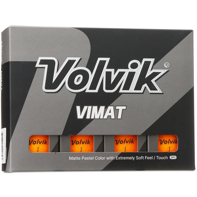 Volvik Unisex Vimat Golfball, Gelb, Einheitsgröße, Unisex, rot, Einheitsgröße