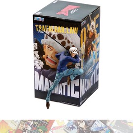 Banpresto The Trafalgar Law II: 19cm Maximatic Statue Figurine Bundle with 1 D.B. Theme Compatible Trading Card (18469)