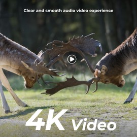 K&F Concept 4K 48MP Trail Camera, Game Camera with Night Vision, 0.1s Trigger Motion Activated, IP66 Waterproof, 120° Wide-Angle with 940nm No Glow Infrared LEDs for Outdoor Wildlife Monitoring