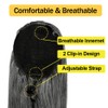 Drawstring Ponytail, 12 Inch, Salt n Pepper, Clip Fake Wig