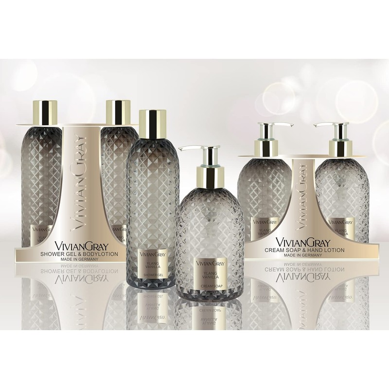 VIVIAN GRAY 3522 Shower Gel Gemstone, Ylang & Vanilla, Grey