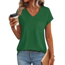 Womens Short Sleeve Tops Cute Casual Loose T Shirts Comfy Tshirts Saint Patricks Day Shirts Kelly Green XL