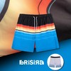 BRISIRA Mens Swim Trunks Swim Shorts 7 inch Compression Liner