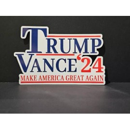 L1G TRUMP / VANCE 2024 STICKERS 2 PACK 5 INCH IN MAGA AMERICA PRESIDENT USA