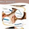 Juego de Agujas de Tejer Circulares Intercambiables con Ganchos de