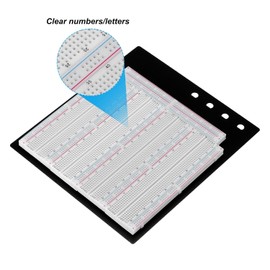 3220 Solderless Breadboard, ZY-208 3220 Tie-Points Electronic Testing Breadboard Plates Reusable PCB Wiring Test Plate, for Circuit Testing, Assembly Debugging and Training