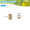 PATIKIL M3 x 5.7 x 4.6 mm Brass Thread Insert,