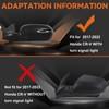 NH-883P Platinum White Pearl Side Mirror Covers Caps Compatible with