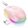 PEIOUS Mouse for Laptop, Wireless Mouse Jiggler - LED Wireless