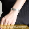 Feraco Copper Magnetic Bracelet for Men Women, 99.99% Pure Copper