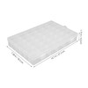 LALAFINA Storage Box Clear Organizing Container for Jewelry Small Items
