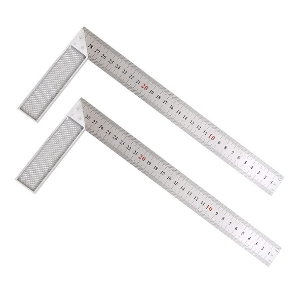 FEMONGY Try Square, Pack of 2 30 cm Right Angle