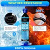 POLIXEL RTV Silicone Sealant Adhesive, 100% Silicone Waterproof Caulk Strength