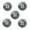 Shell Buttons, Shellfish, Single Sided, Black Butterfly Shell Shirt Button,